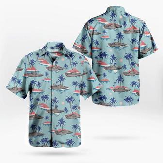 Us Navy Hawaiian Shirt, Us Navy Uss Cincinnati Littoral Combat Ship Hawaiian Shirt | Newhawaiianshirts DE