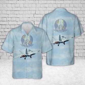 Us Navy Hawaiian Shirt, Us Navy Boeing Growler Of 'Gauntlets' Hawaiian Shirt, Military Hawaiian Shirt | Newhawaiianshirts CA