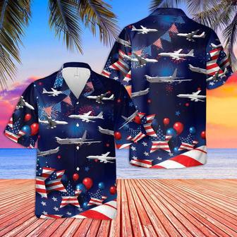 Us Navy Hawaiian Shirt, Us Navy Boeing Mercury Of July Hawaiian Shirt, Military Hawaiian Shirt | Newhawaiianshirts