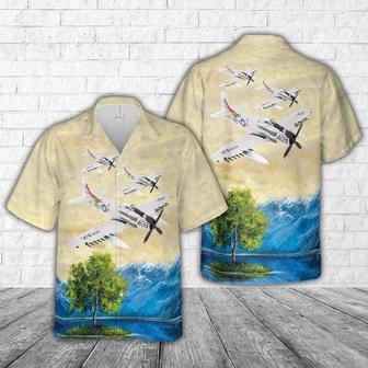 Us Navy Hawaiian Shirt, Us Navy Douglas Skyraider Papoose Flight Of Hawaiian Shirt, Military Hawaiian Shirt | Newhawaiianshirts