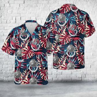 Us Navy Hawaiian Shirt, Us Navy Navy Diver Nd Hawaiian Shirt, Military Hawaiian Shirt | Newhawaiianshirts CA