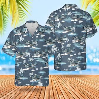 Us Navy Hawaiian Shirt, Us Navy Vought Kingfisher Hawaiian Shirt, Military Hawaiian Shirt | Newhawaiianshirts DE