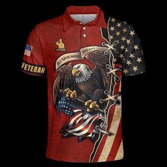 Veteran Polo Shirt, All Gave Some Some Gave All Us Veteran Polo Shirt - Monsterry AU