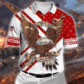 Veteran Polo Shirt, Veteran All Gave Some Some Gave All Polo Shirt - Monsterry CA