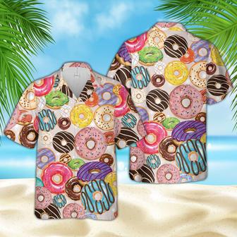 Vintage Donuts Hawaiian Aloha Shirts | Newhawaiianshirts UK