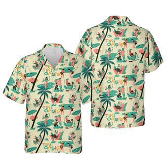 Vintage Tiki Oasis Summer Life On The Beach Hawaiian Aloha Shirts | Newhawaiianshirts AU