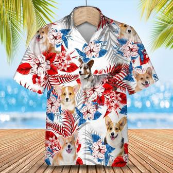 Welsh Corgi Hawaiian Shirt, Cool Full Print Dog In Aloha Beach Shirts, Dog Hawaiian Shirt | Newhawaiianshirts AU