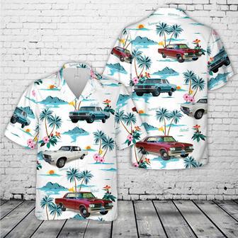 1964 Pontiac Gto Hardtop Hawaiian Shirt For Men, Classic Car Hawaiian Shirt, Vintage Car Shirt Summer Gifts | Newhawaiianshirts UK