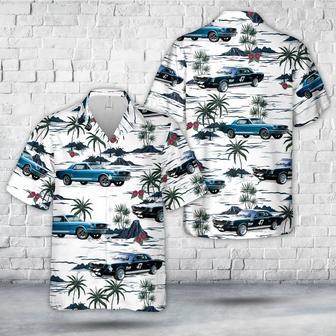 1965 Ford Mustang Notchback Hawaiian Shirt, Classic Car Hawaiian Shirt, Vintage Car Shirt Summer Gifts | Newhawaiianshirts UK