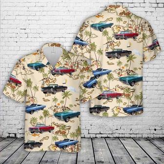 1966 Pontiac Gto Convertible Hawaiian Shirt For Men, Classic Car Hawaiian Shirt, Vintage Car Shirt Summer Gifts | Newhawaiianshirts UK