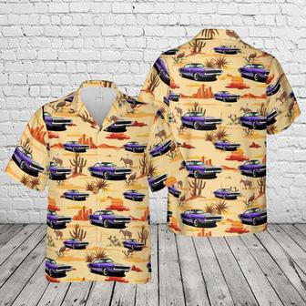 1970 Dodge Charger R/T 440 - Purple - Muscle Car Hawaiian Shirt For Men, Classic Car Hawaiian Shirt, Vintage Car Shirt Summer Gifts | Newhawaiianshirts AU