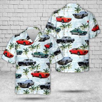 1973 Pontiac Firebird Trans Am Hawaiian Shirt For Men, Classic Car Hawaiian Shirt, Vintage Car Shirt Summer Gifts | Newhawaiianshirts CA