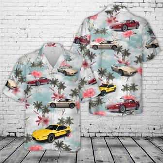 1987 Pontiac Fiero Gt Hawaiian Shirt For Men, Classic Car Hawaiian Shirt, Vintage Car Shirt Summer Gifts | Newhawaiianshirts DE