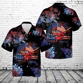 Abrams Battle Tank Of July Independence Day , Patriotic For Men Unisex Hawaiian Shirt Aloha Shirt | Newhawaiianshirts AU