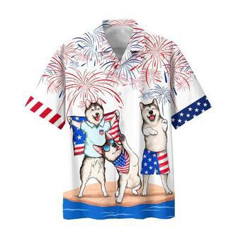 Alaska For Of July Patriotic, American Independence Day Dog Hawaii Shirt For Men And Women, Aloha Shirt Unisex Hawaiian Shirt Aloha Shirt | Newhawaiianshirts AU