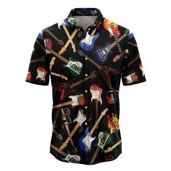 Amazing Electric Guitar Hawaiian Shirt, Summer Gift, Hawaiian Shirts For Men, Aloha Beach Shirt Summer Gifts | Newhawaiianshirts UK