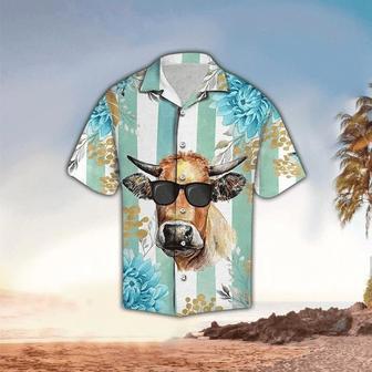 Amazing Tropical Cow All Over Printed Unisex Hawaiian Shirt Hawaii Shirt Men Summer Gifts | Newhawaiianshirts AU