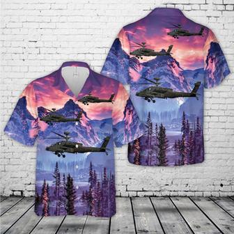 Arizona Army Ng, Apache Helicopter Attack Battalion, Aviation Regiment Boeing Apache Longbow Hawaiian Shirt Summer Gifts | Newhawaiianshirts UK