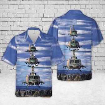 Australia Army Bell Iroquois (205) Unisex Hawaiian Shirt Aloha Shirt | Newhawaiianshirts CA