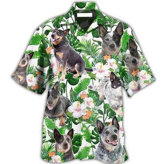 Australian Cattle Dog Tropical Floral Hawaiian Shirt For Men And Women Summer Gifts | Newhawaiianshirts AU