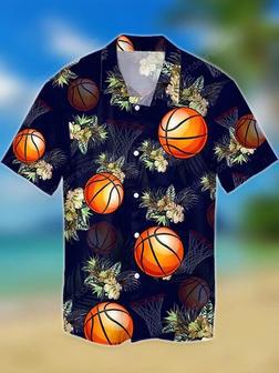 Basketball - Basketball Tropical Hawaiian Shirt, Summer Gift, Hawaiian Shirts For Men, Aloha Beach Shirt Summer Gifts | Newhawaiianshirts