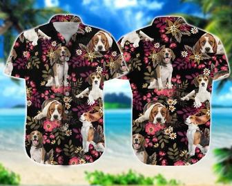 Beagle Hawaiian Shirt, Beagle Tropical Hawaiian Shirt, Beagle Shirt, Beagle Hawaii Shirt, Shirt For Men Summer Gifts | Newhawaiianshirts