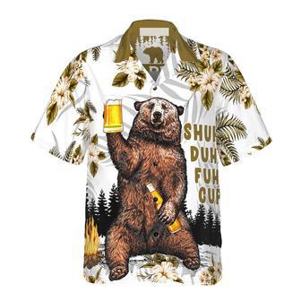 Bear Drinks Beer Hawaiian Shirt For Men And Women Summer Gifts | Newhawaiianshirts CA