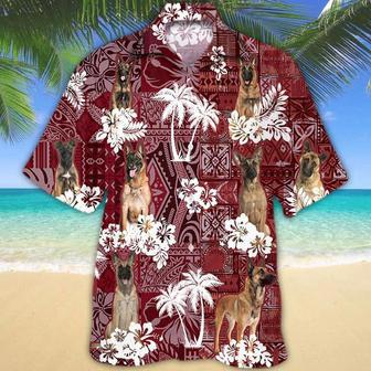 Belgian Malinois Red Hawaiian Shirt, Hawaiian Shirt For Men, Women, Aloha Shirt For Summer Summer Gifts | Newhawaiianshirts UK