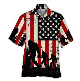 Bigfoot Activities In Vacation American Flag Aloha Hawaiian Shirts For Men And Women Summer Gifts | Newhawaiianshirts DE