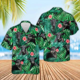 Black Angus 2 Cow , Farmer S, Summer Tropical Shirts, Gift For Him, Funny S Unisex Hawaiian Shirt Aloha Shirt | Newhawaiianshirts