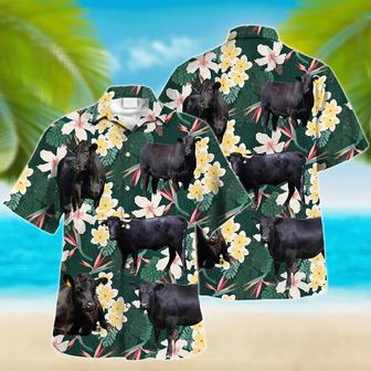 Black Angus Cow , Farm Lover Hawaii Shirt, Cow Lovers, Shirt For Men, Tropical Shirts, Gift For Him Unisex Hawaiian Shirt Aloha Shirt | Newhawaiianshirts AU