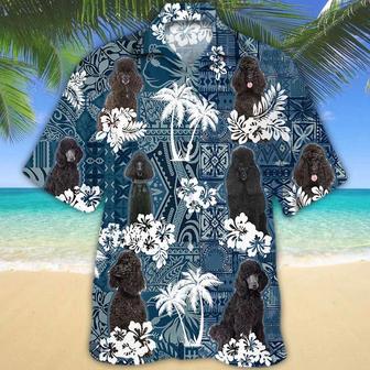 Black Poodle Hawaiian Shirt For Men And Women Summer Gifts | Newhawaiianshirts UK