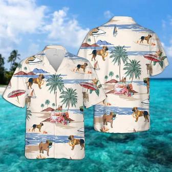 Boerboel Summer Beach Hawaiian Shirt, Hawaiian Shirts For Men, Hawaiian Shirts For Men, Aloha Beach Shirt Summer Gifts | Newhawaiianshirts UK