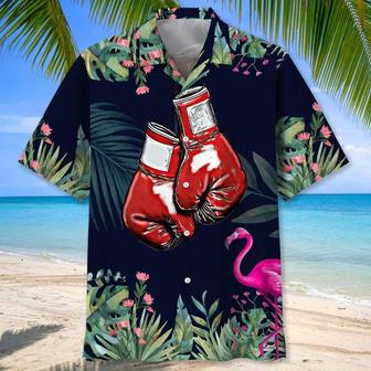 Boxing Nature Flower For Men, Boxing Player Shirt, Boxing Gifts Unisex Hawaiian Shirt Aloha Shirt | Newhawaiianshirts CA