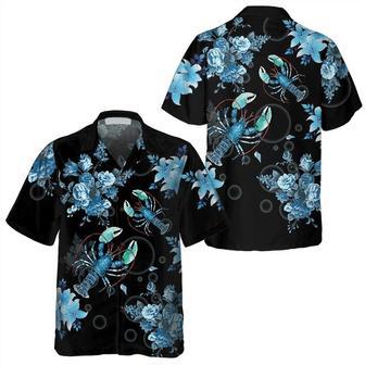 Bright Blue Lobster , Unique Blue Lobster Shirt For Men & Women, Gift For Lobster Lovers Unisex Hawaiian Shirt Aloha Shirt | Newhawaiianshirts UK