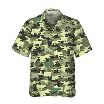 Camouflage Cow All Printed , Cow , Summer Gifts For Men And Women Unisex Hawaiian Shirt Aloha Shirt | Newhawaiianshirts AU