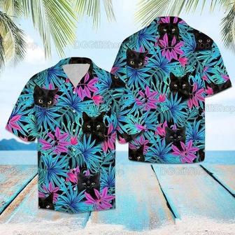 Cat S, Cat Vintage Beach Shirt, Gift For Him, Father's Day, Cat Hawaiian, Funny Cat, Cat Lover, Shirt For Men Unisex Hawaiian Shirt Aloha Shirt | Newhawaiianshirts CA