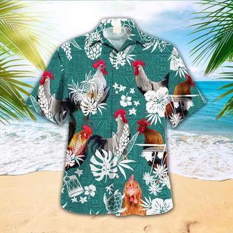 Chicken , Farm Lover Hawaii Shirt, Hawaiian Casual Button Down Shirt Unisex Hawaiian Shirt Aloha Shirt | Newhawaiianshirts AU