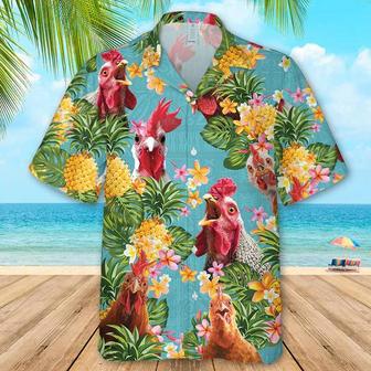 Chicken Pineapple , Summer Gifts For Men And Women Unisex Hawaiian Shirt Aloha Shirt | Newhawaiianshirts CA