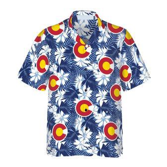 Colorado Flag Seamless Pattern Usa For Men And Women Unisex Hawaiian Shirt Aloha Shirt | Newhawaiianshirts AU