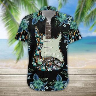 Cool Guitar Shirts For Men- Guitar Hawaiian Shirts Casual Short Sleeve Guitar Shirt Men Summer Gifts | Newhawaiianshirts