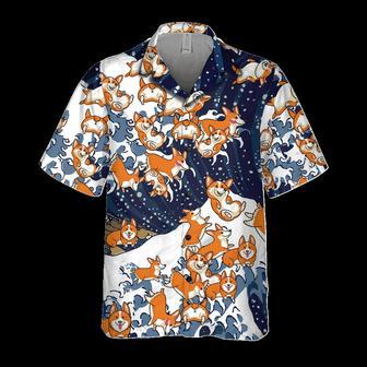 Corgi Hawaiian Shirt, Dog Hawaiian Shirt, Gift For Dog Lovers Summer Gifts | Newhawaiianshirts UK