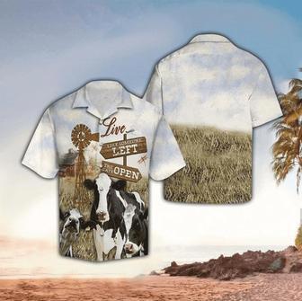 Cow Farm Hawaiian Shirt, Hawaii Shirt Men, Aloha Shirt, Tropical Sleeve Summer Summer Gifts | Newhawaiianshirts AU