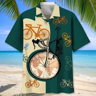 Cycling American , For Men, Summer Gift, Gift For Cycling Lover Unisex Hawaiian Shirt Aloha Shirt | Newhawaiianshirts DE