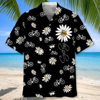 Cycling Daisy For Men And Women, Funny Cycling Shirt, Cycling Shirt, Cyclist Shirt, Bicycle Gift, Biking Gift, Bike Gift Unisex Hawaiian Shirt Aloha Shirt | Newhawaiianshirts CA