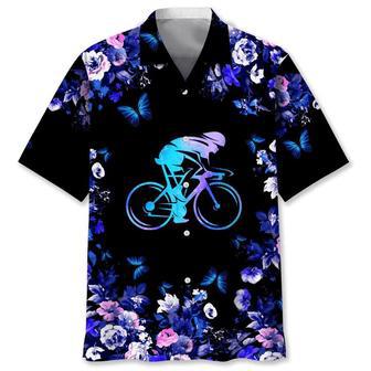 Cycling Hawaiian Nature Color , For Men, Summer Gift, Gift For Cycling Lover Unisex Hawaiian Shirt Aloha Shirt | Newhawaiianshirts AU