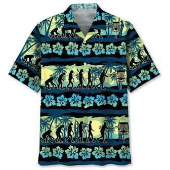 Disc Golf Tropical , Unisex Summer Beach Casual Short Sleeve Summer Vacation Beach Shirts Unisex Hawaiian Shirt Aloha Shirt | Newhawaiianshirts CA