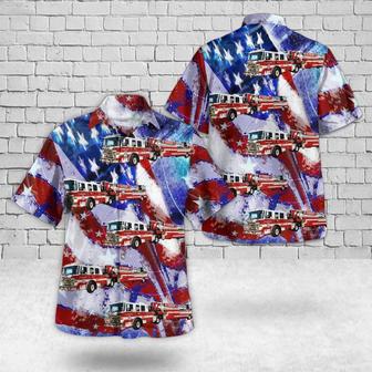 District Heights, Maryland, District Heights Career Fire Station 26, Of July Unisex Hawaiian Shirt Aloha Shirt | Newhawaiianshirts DE