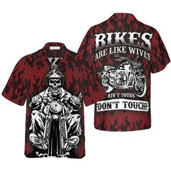 Don't Touch My Motorbike Hawaiian Shirt For Men And Women Summer Gifts | Newhawaiianshirts DE