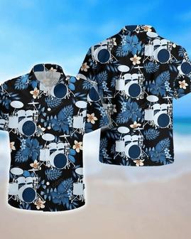 Drum - Floral Hawaiian Shirt, Summer Gift, Hawaiian Shirts For Men, Aloha Beach Shirt Summer Gifts | Newhawaiianshirts CA